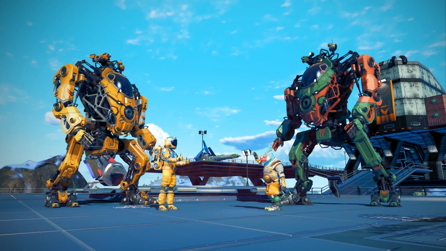 No Man’s Sky Upgraded with Giant Exo Mech Suits